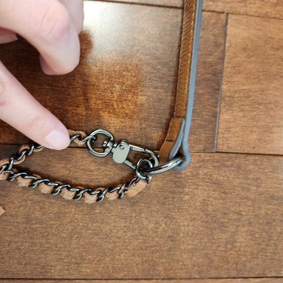 Aimee Kestenberg Kaiden brown leather crossbody shoulder bag in suede fringe - Picture 15 of 16